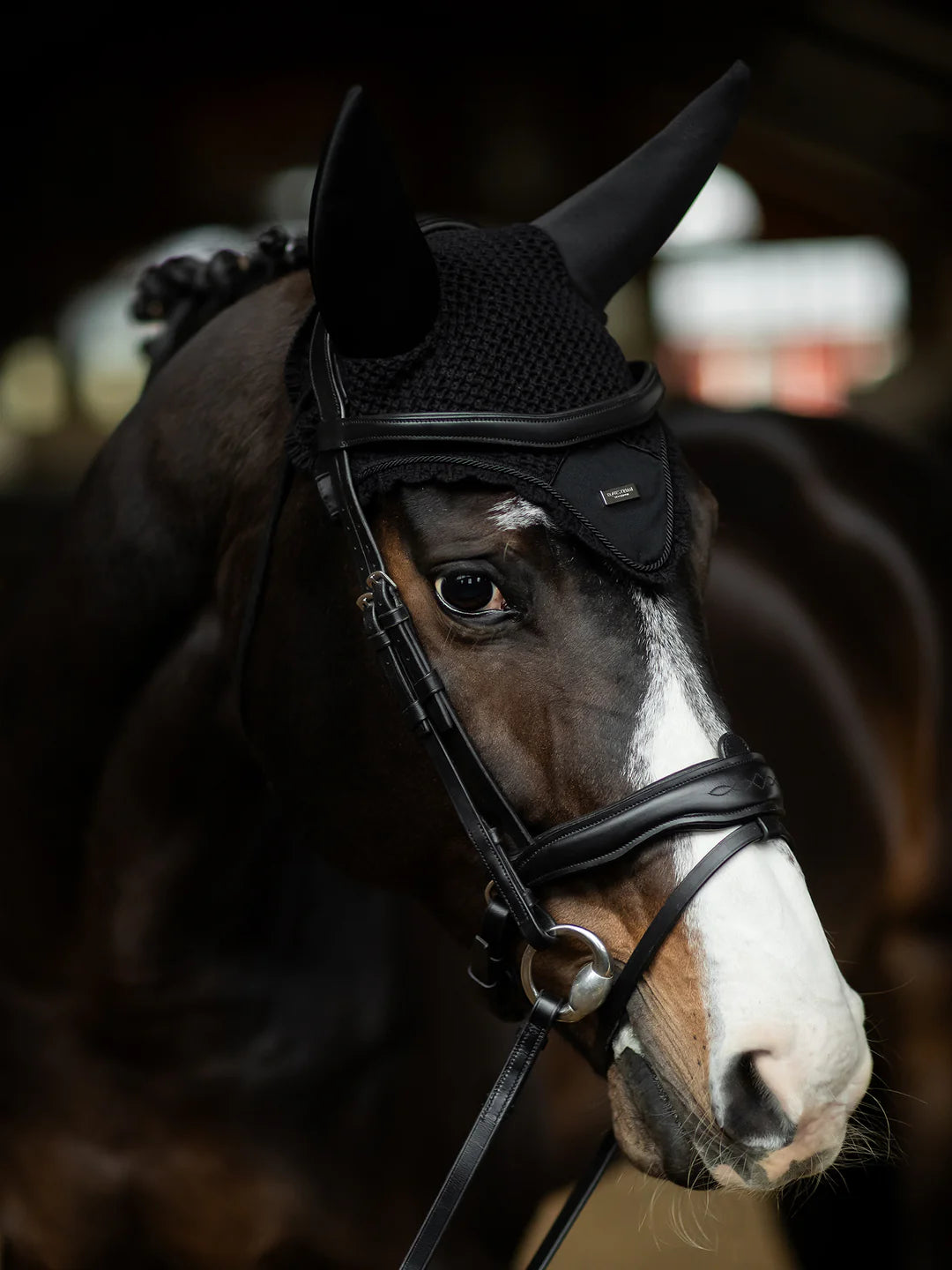 Equestrian Stockholm Soundless Ear Bonnet Black Silver