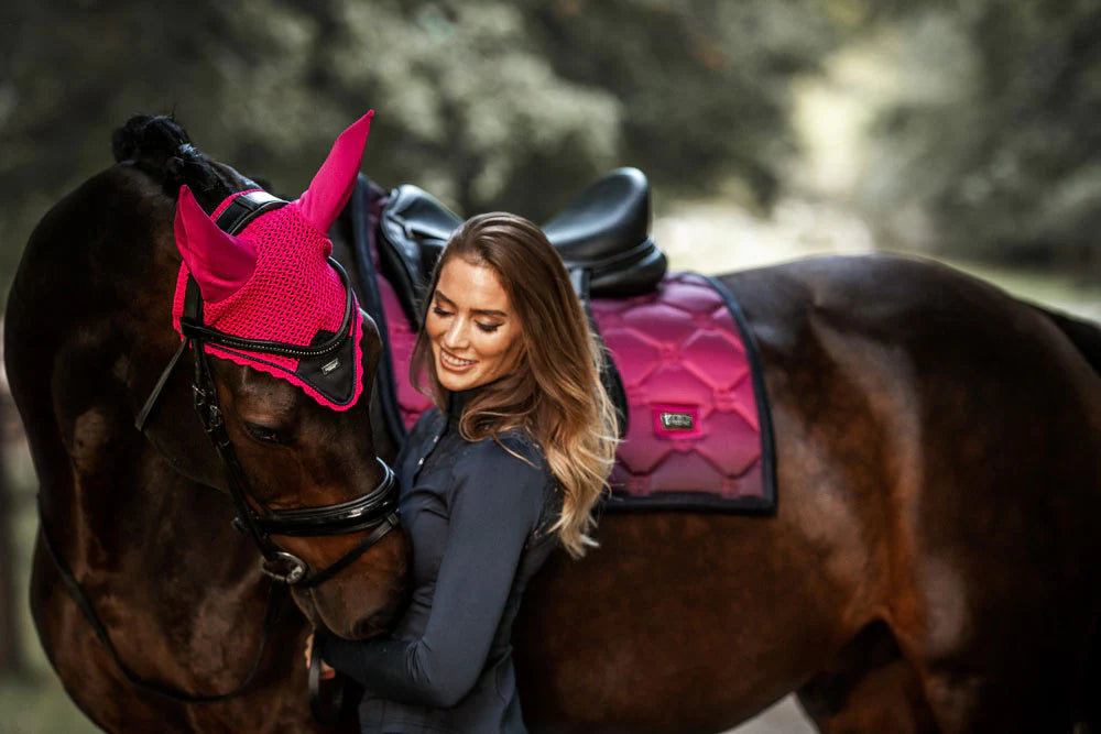 Equestrian Stockholm kouluhuopa Faded Fuchsia