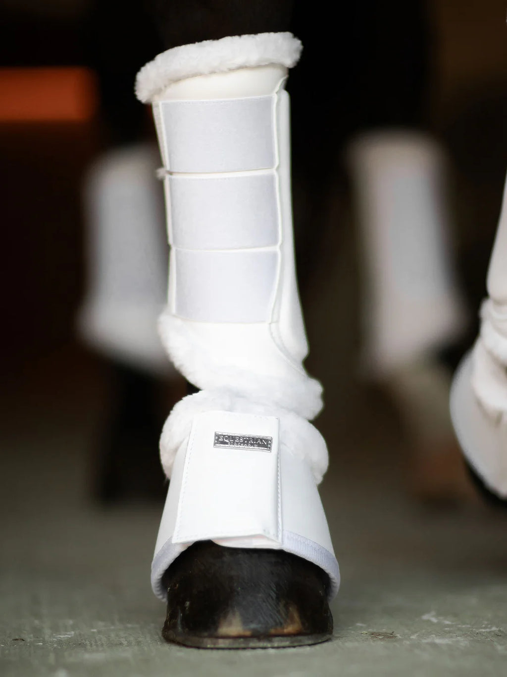 Equestrian Stockholm bootsit White Silver