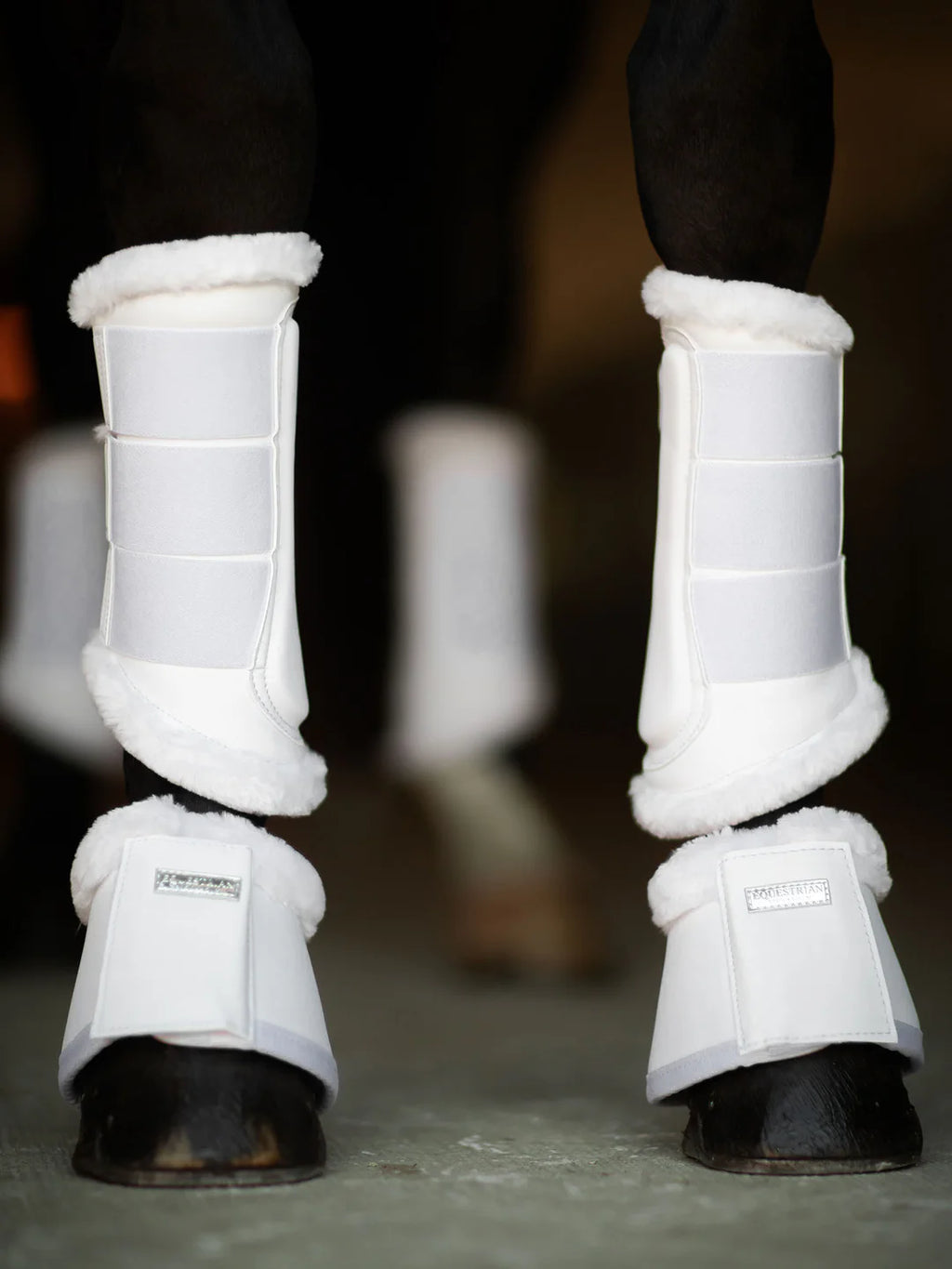 Equestrian Stockholm bootsit White Silver