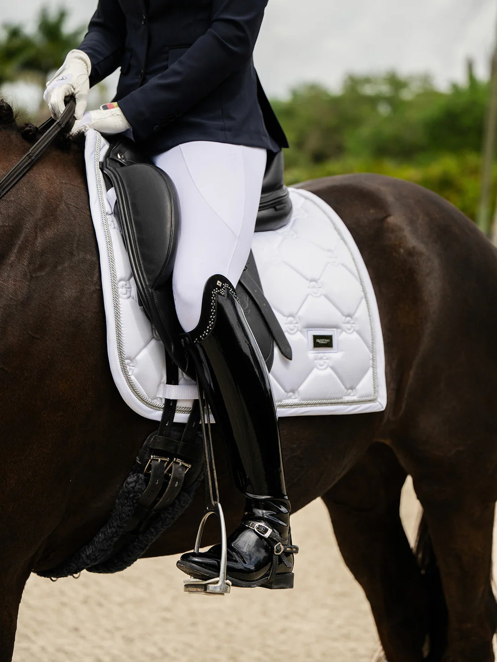 Equestrian Stockholm kouluhuopa White Perfection Silver